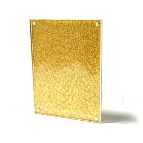 5R Golden Magnetic Acrylic Photo Frame, Photo Frame