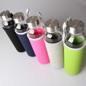 Portable Thermal Insulation Glass Bottles