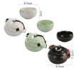 Portable Travel Tea Set, Ceramic Mug