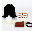 Portable Travel Tea Set, Ceramic Mug
