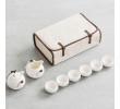 Portable Travel Tea Set, Ceramic Mug