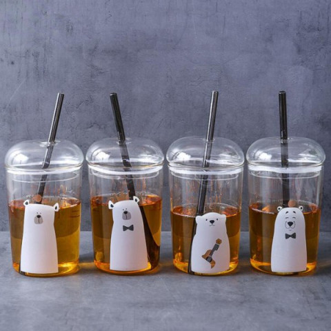550MLStraw Glass, Promotional Glass