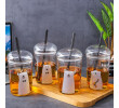 550MLStraw Glass, Promotional Glass