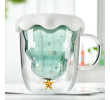 250ML Christmas-Tree Glass Mug, Promotional Glass