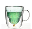 250ML Christmas-Tree Glass Mug, Promotional Glass