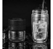 500ML Portable Glass Bottle with Infuser, Promotional Glass