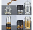 500ML Portable Glass Bottle with Infuser, Promotional Glass