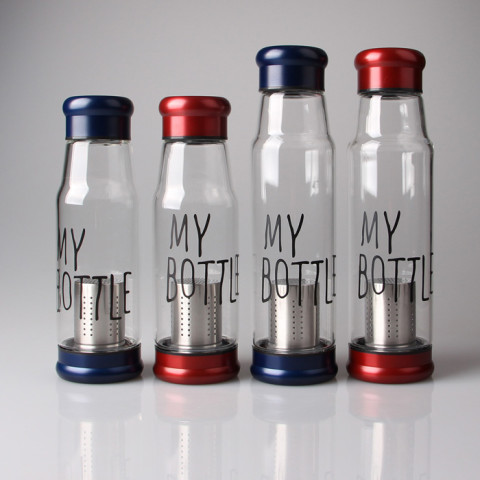 420ML Portable Thermal Insulation Glass Bottles, Promotional Glass