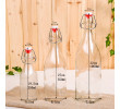Clear Glass Bottle With Stopper, Promotional Glass