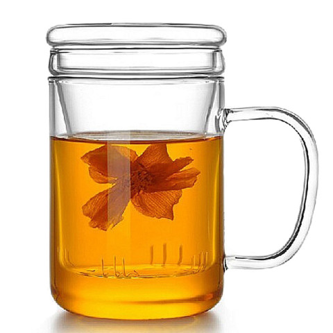 Glass Cup with Infuser, Promotional Glass