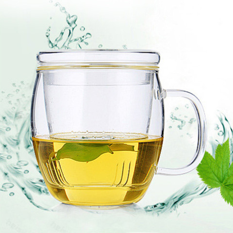 Glass Cup with Infuser, Promotional Glass