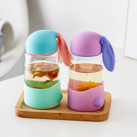 Rabbit Glass Bottle, Promotional Glass
