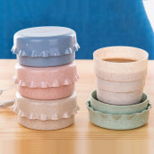 130ML Straw Wheat Foldable Cup
