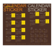 Calendar Stickers, Sticky Notes