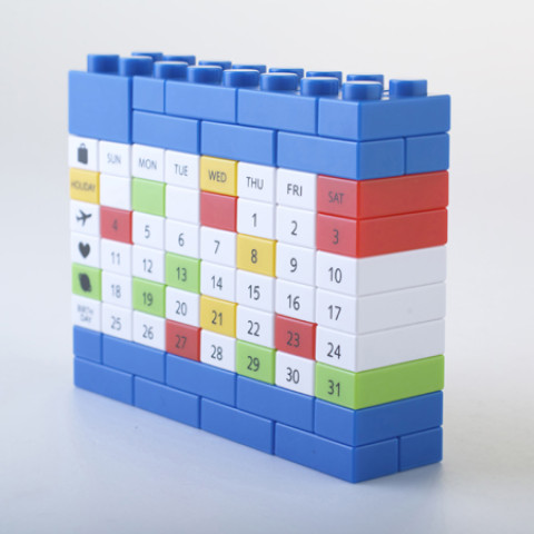 Building Blocks Calendar, Calendar