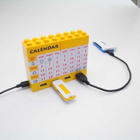 Building Blocks Calendar, Calendar