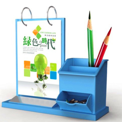 Calendar with Pen Holder, Pen Stand