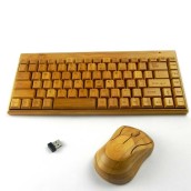 Mini Bamboo Keyboard Set