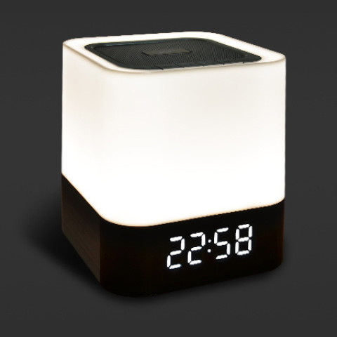 Alarm Clock Bluetooth Speaker Light, Speaker