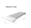 Aluminum Monitor Stand Riser with 4 USB Charging Ports, USB Hub