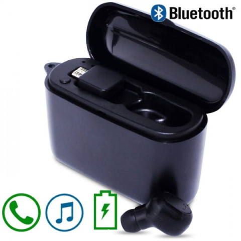 Portable Earphone with Portable Charging (2200mAh), Headphone