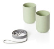 Wheat Stalk Travel Wash Cup, Cutlery Set