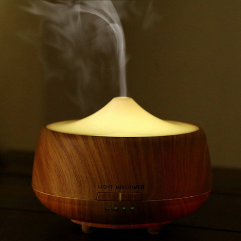 Wood Grain Ultrasonic Cool Mist Humidifier, Personal Care Products