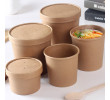 Disposable Kraft Paper Food Containers, Cutlery Set