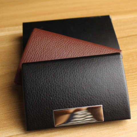 Leather Bag Gift Card, Business Card Holder