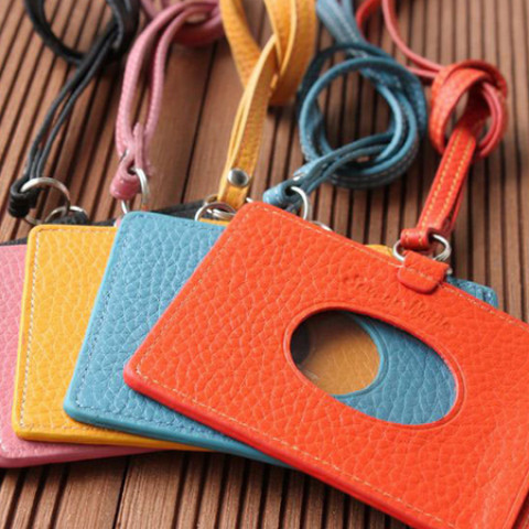 Leather Card Cover, Business Card Holder