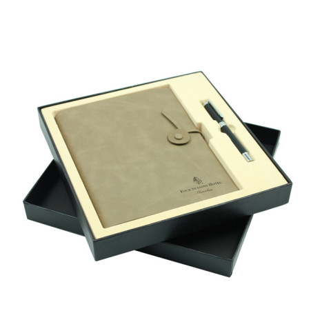 Business Notebook Set, Metal Pen