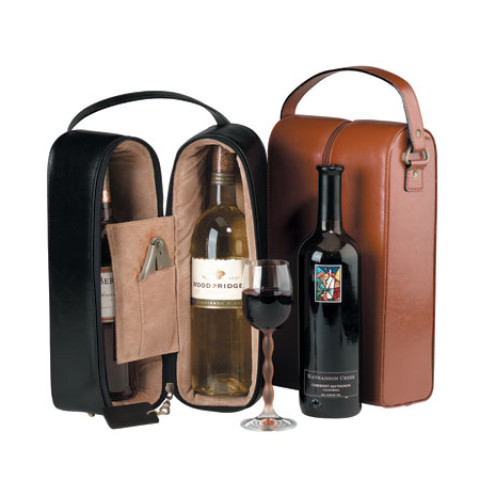 Leather Wine Bag, Wine Accessory