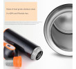 Insulated Vacuum Water Bottle with Smart Temperature Indicator, Thermal Mug