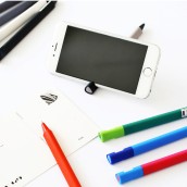 Gel-Ink Pen with Phone Holder