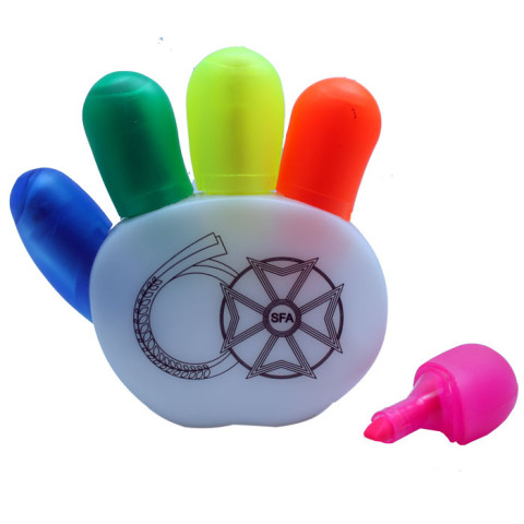 Colored Finger Highlighter, Highlighter And Markers