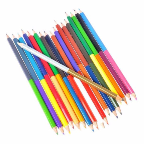 Bi-Color Pencil, Pencil | Crayon