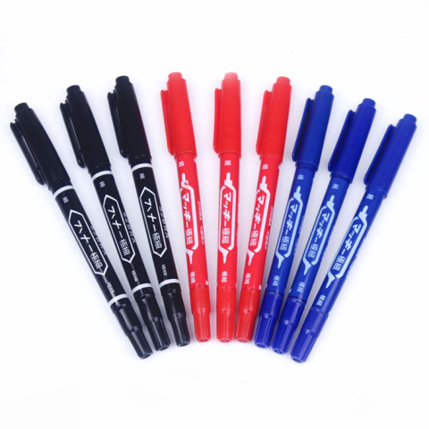 Double-Sided Marker, Highlighter And Markers