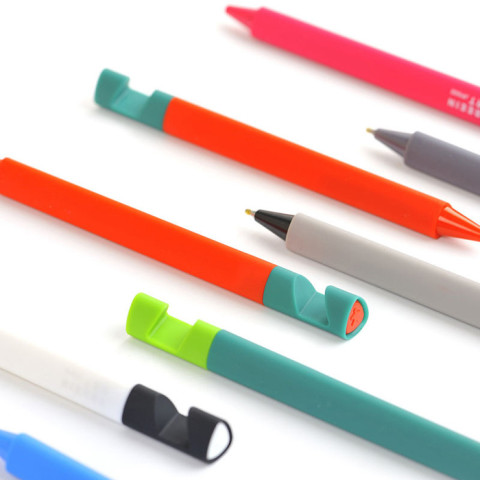 Gel-Ink Pen with Phone Holder, Promotional Pens