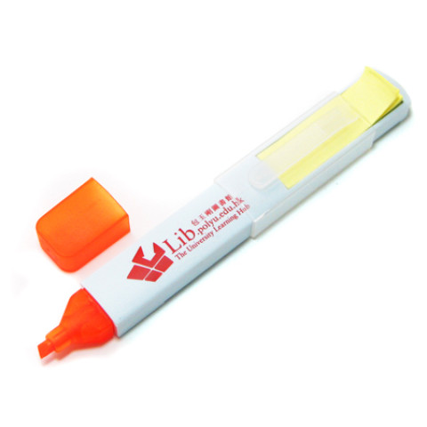 Highlighter Pen With Memo Pad, Highlighter And Markers