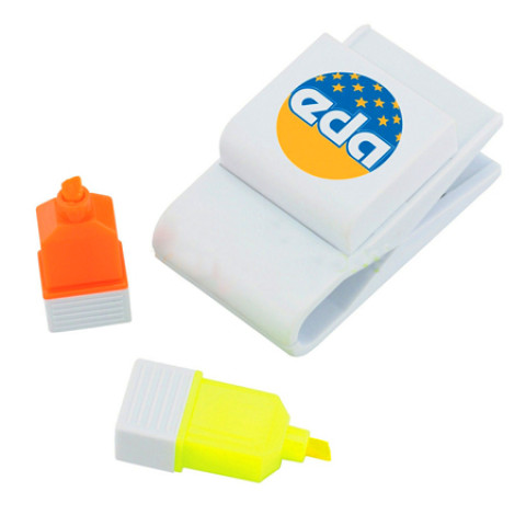 Highlighter with Clip, Highlighter And Markers