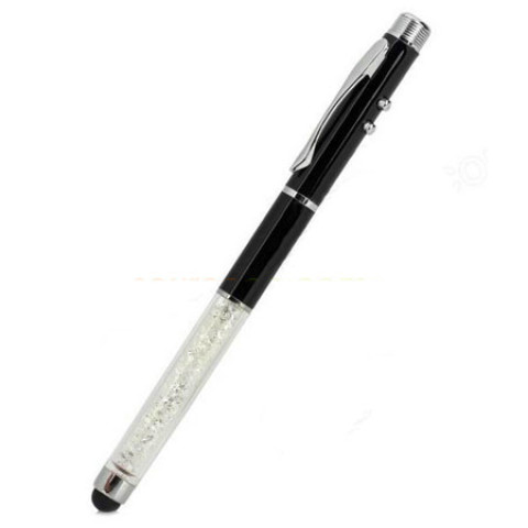 Crystal LED + Laser Pen, Stylus Pen