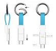 3 in 1 Keyring Charging Cable, Data Lines