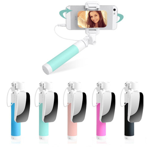 Mini Selfie Stick With Mirro, Selfie Stick