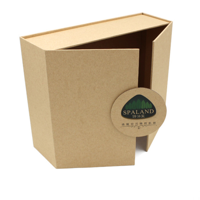 Download Kraft Paper Gift Box Yellowimages Mockups