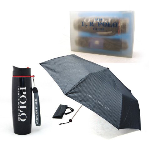 Business Gifts Mug Umbrella Giftset, Folding Umbrella