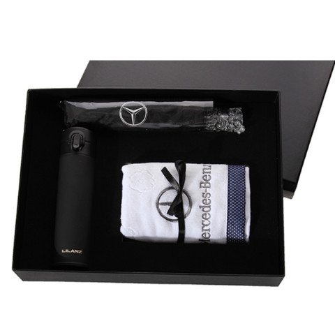 Umbrella Towel Insulated Cup Giftset, Folding Umbrella