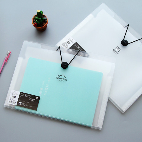 Accordion File Folder with Front flap, Folder And File