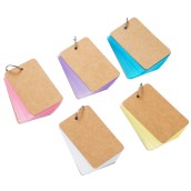 Blank Assorted Colors Study Cards