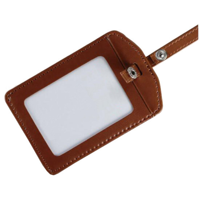 Leather Badge Holder Business Card Holder Corporate Gifts, Premium