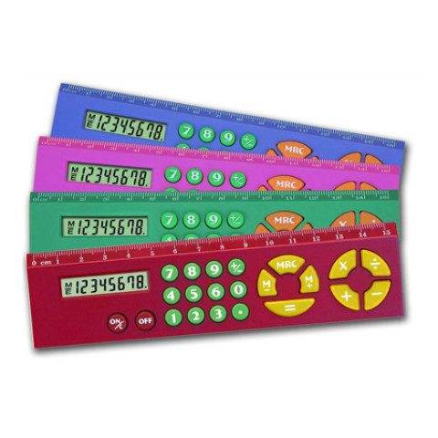 Ruler with Calculator, Calculator